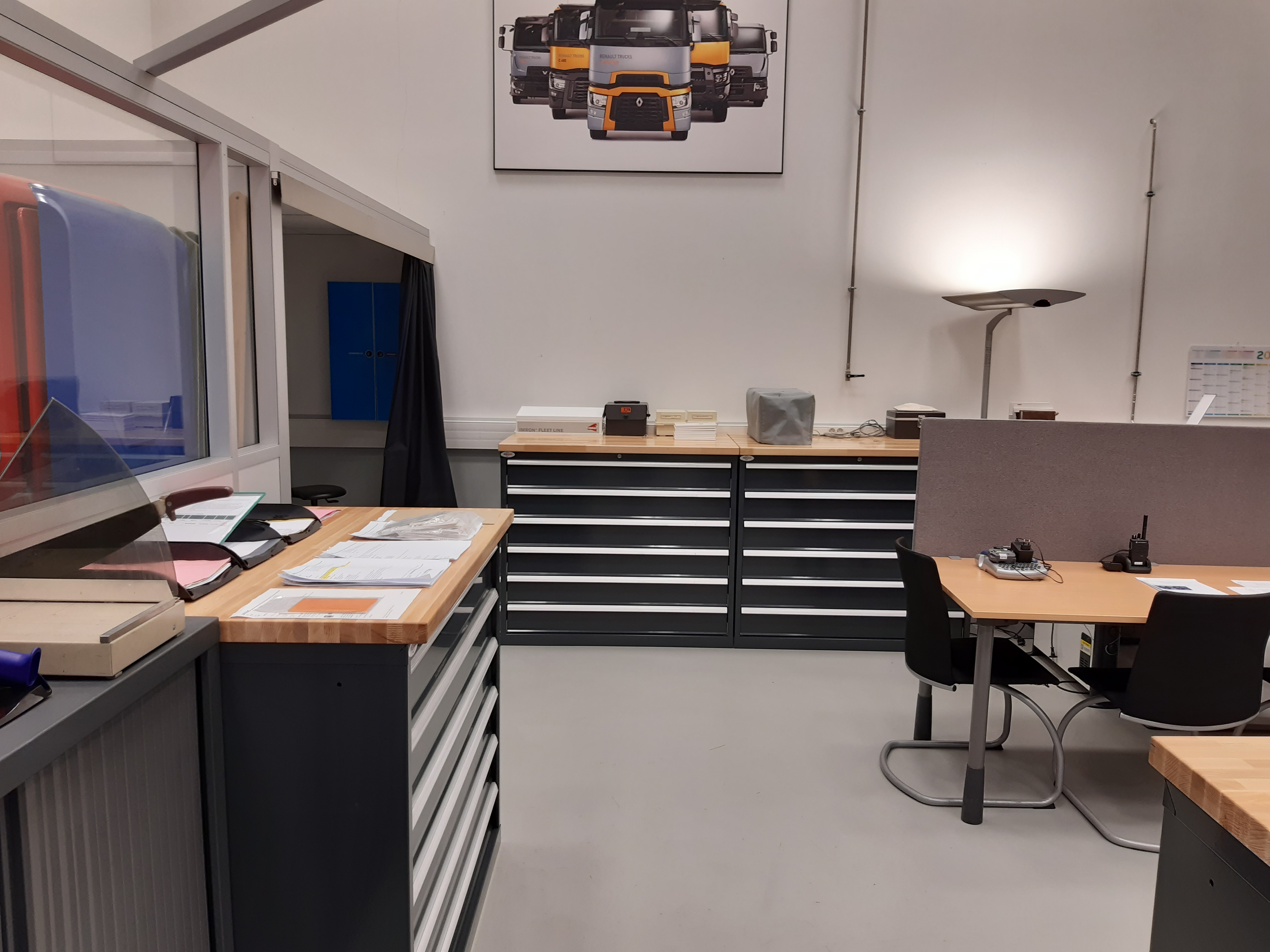 Volvo Trucks : aménagement d'espace de travail