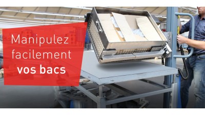 Manipulez facilement vos bacs