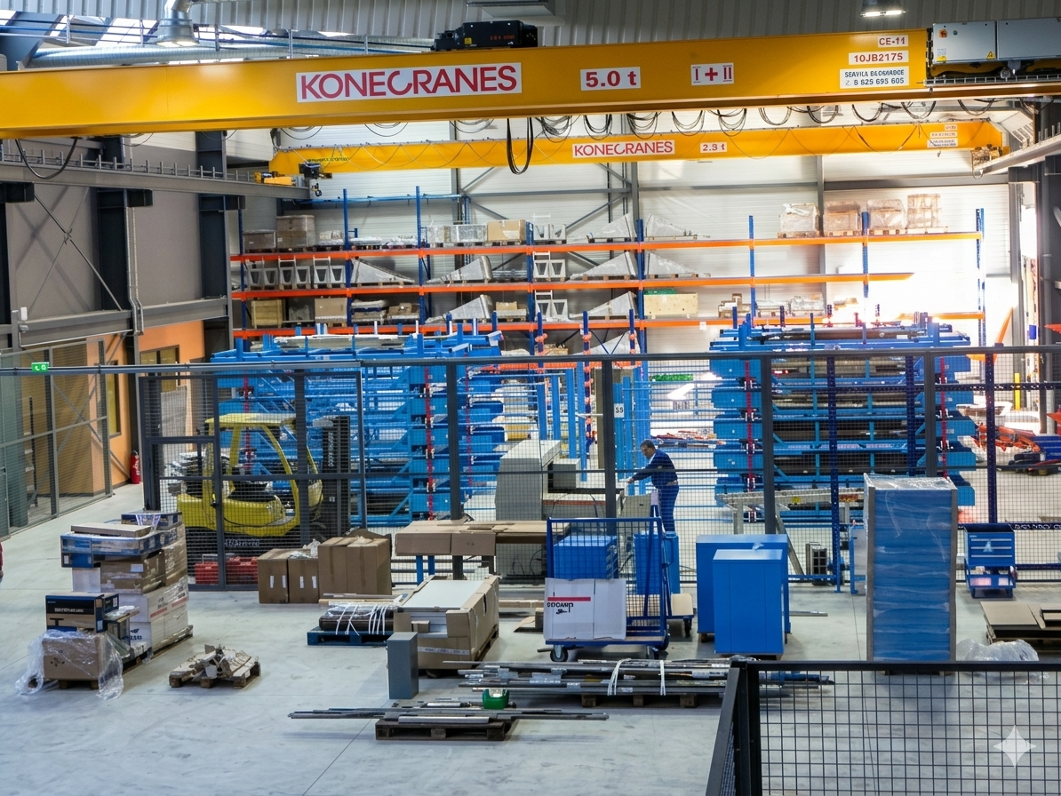 aménagement complet d'atelier industriel