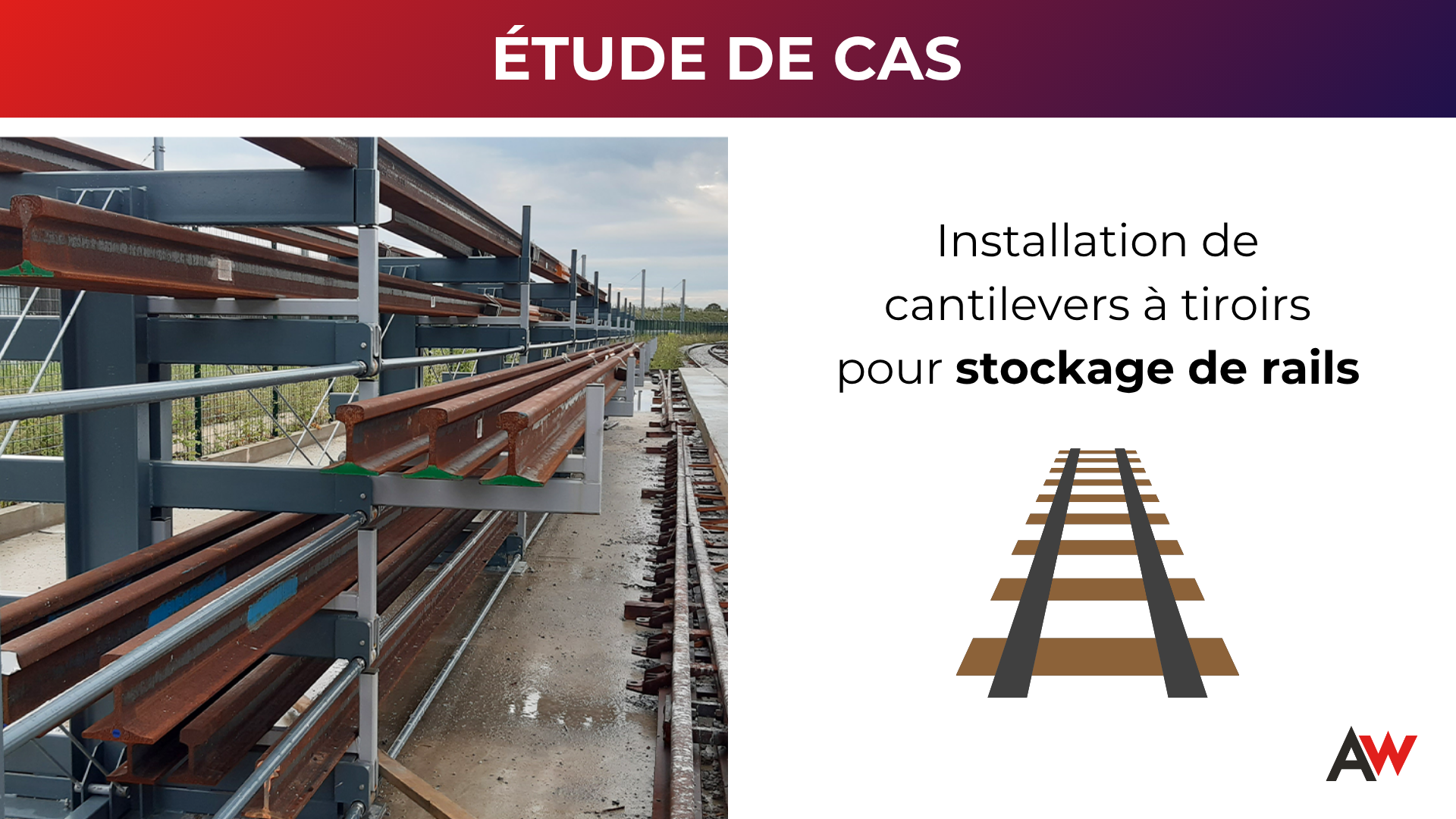 Installation de cantilevers pour un stockage optimisé