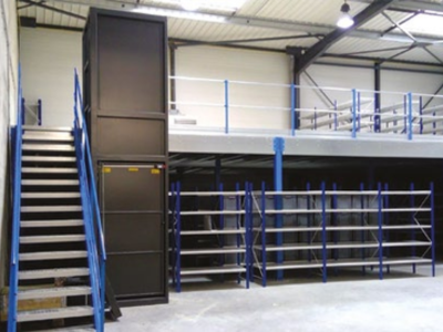 Optimisation verticale mezzanine et stockage en hauteur