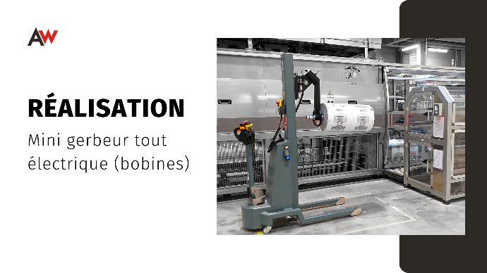 Mini gerbeur 100% électrique