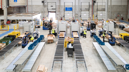 Aménagement fin de ligne de production