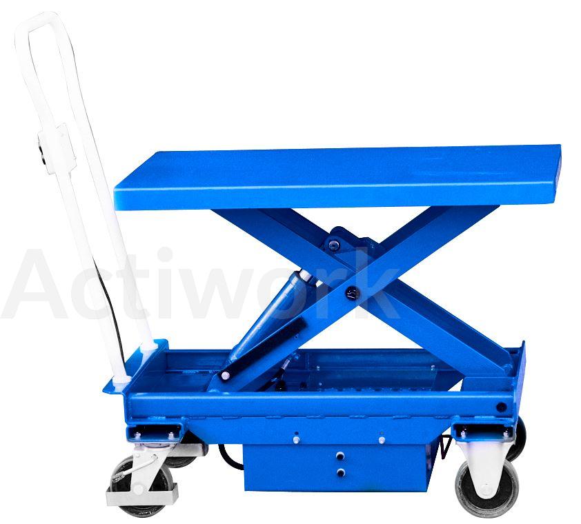 Table élévatrice mobile manuelle double ciseaux 800 kg - Provost FR