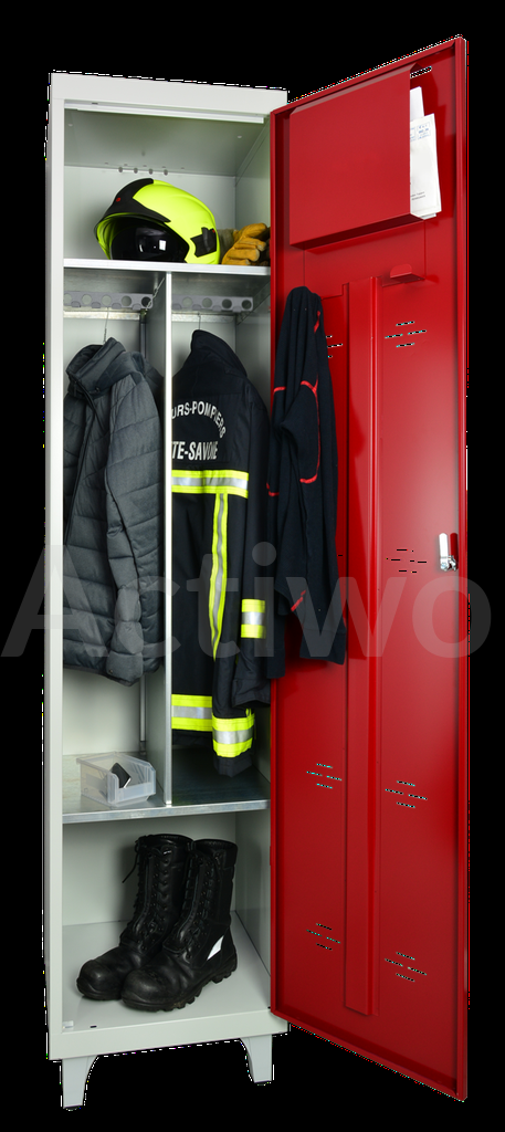 VESTIAIRE POMPIER STANDARD - 2 CASES