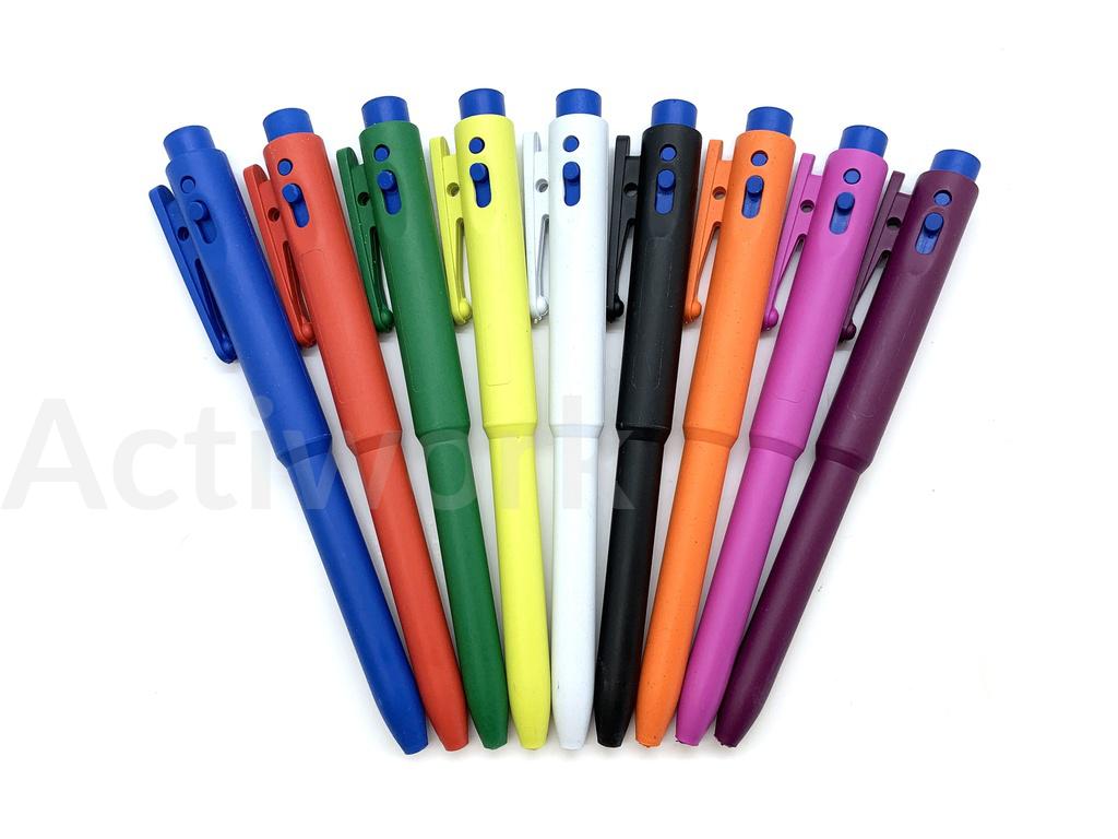 STYLO DETECTABLE STD CORPS BLEU ENCRE BLEU AVEC CLIP :
