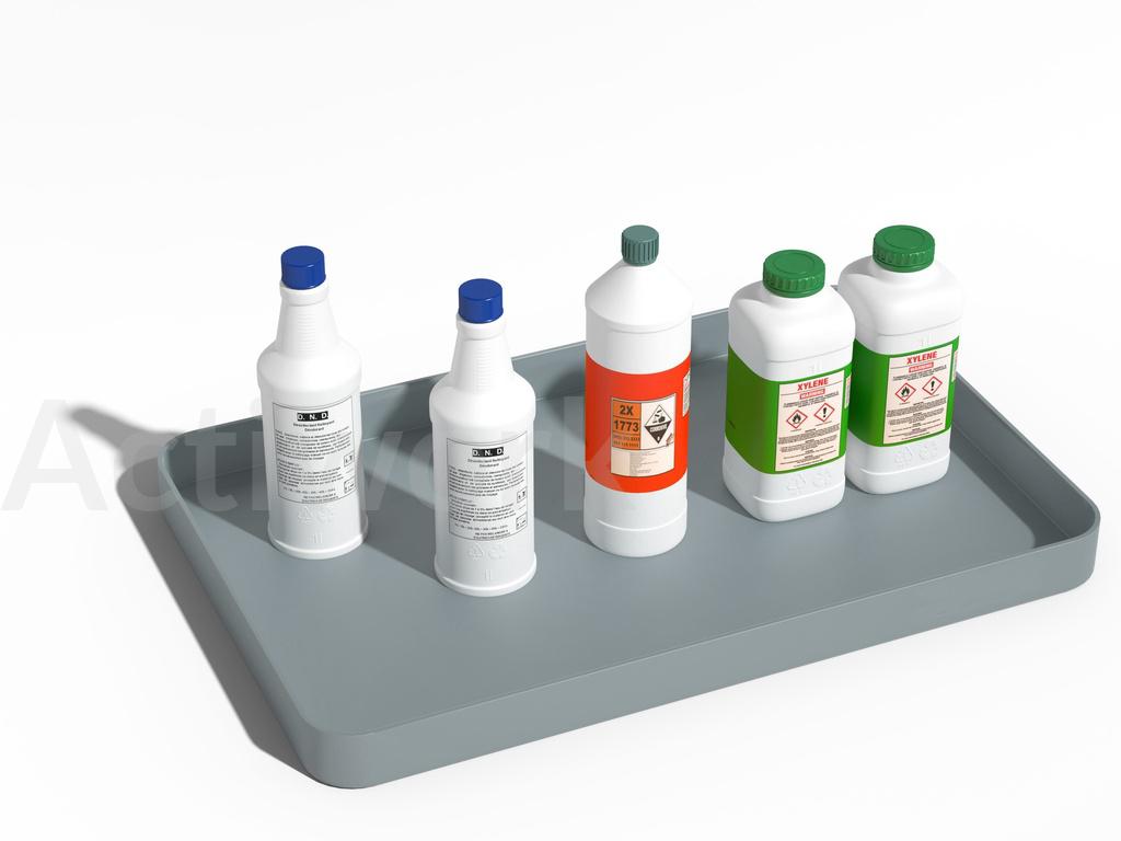 RETENTION PLASTIQUE POUR LABORATOIRE - 8 L