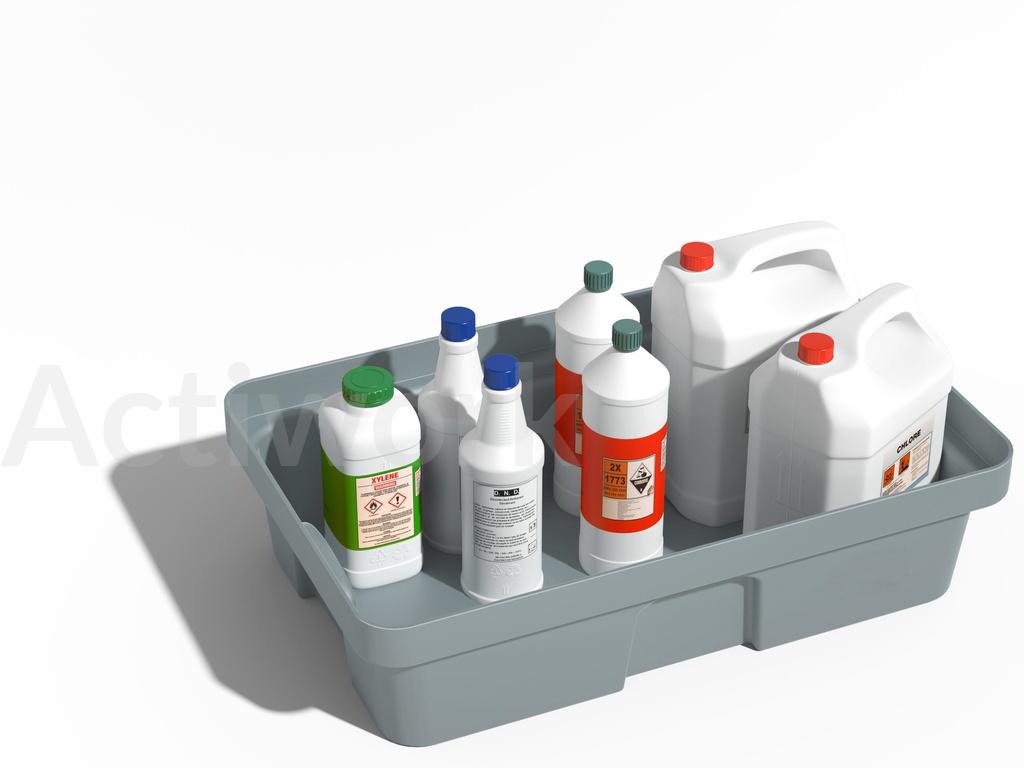 RETENTION PLASTIQUE POUR LABORATOIRE - 30 L