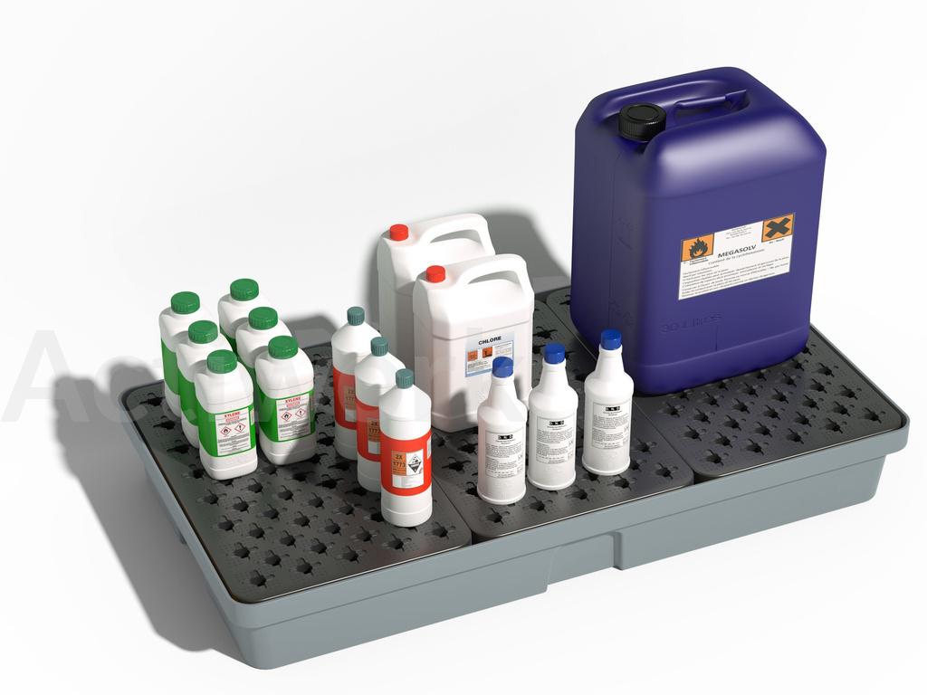 RETENTION PLASTIQUE POUR LABORATOIRE - 90 L