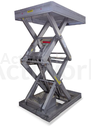 Table élévatrice double ciseaux verticaux inox