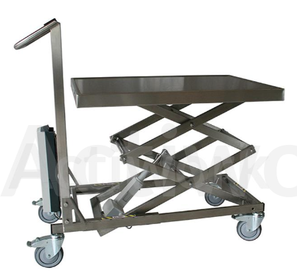 Table élévatrice mobile inox levée électrique