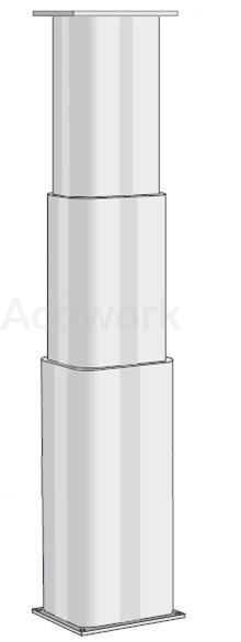 COLONNES TELESCOPIQUES LP VIS SANS FIN