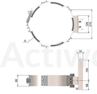 FOURCHES REGLABLES  POUR ACTILIFT PLUS 80
