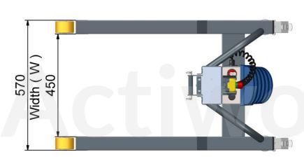 GERBEUR SEMI-ELECTRIQUE ACTILIFT 300 KG INOX
