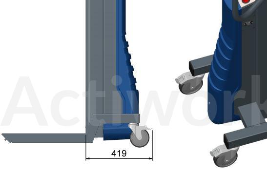 GERBEUR SEMI-ELECTRIQUE ACTILIFT 300 KG INOX