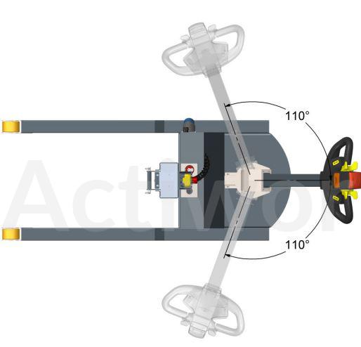 GERBEUR SEMI-ELECTRIQUE ACTILIFT PLUS 150 KG INOX