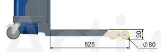 OPTION GALET DOUBLE Ø 80MM (PAIRE)