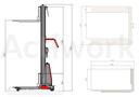 Fourches pour palettes pour Actiflex 80 kg