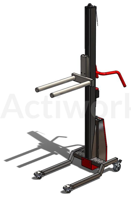 Fourches support bobine pour Actiflex 80 kg