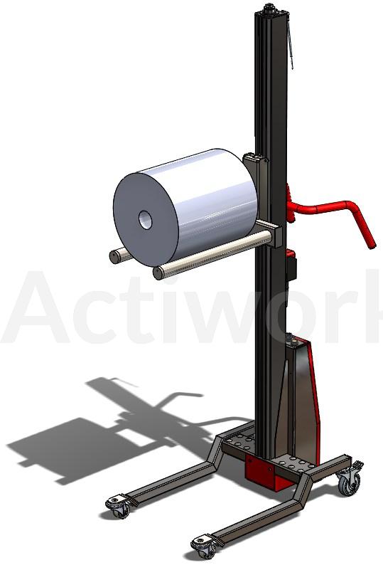 Fourches support bobine pour Actiflex 80 kg