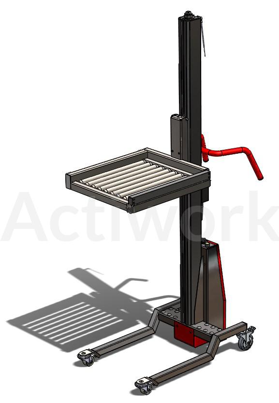 Plateau à rouleau latéral pour Actiflex 80 kg