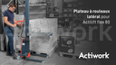 Plateau à rouleau latéral pour Actilift flex 80 kg