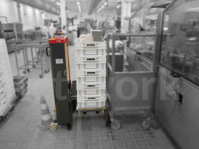 EMPILEUR DE BACS ELECTRIQUE ACIER LIFT'N'ROLL