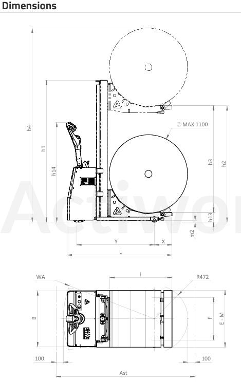GERBEUR ELECTRIQUE SPD CB POUR BOBINES