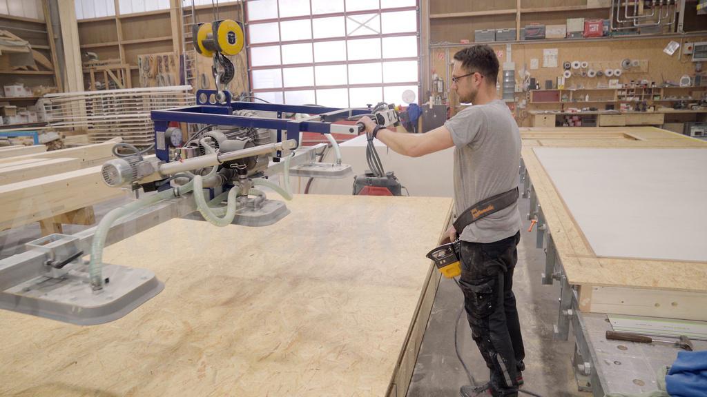 MANIPULATEUR AUTONOME POUR PRODUIT POREUX AERO PORO  - 300 KG - 1 VENTOUSE