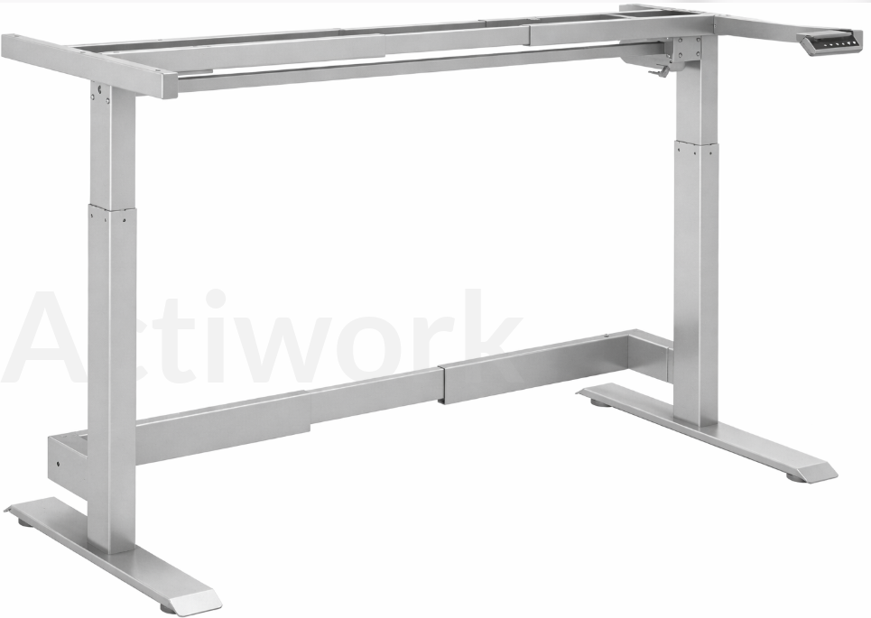 POSTE DE TRAVAIL EUROSAVE CAPACITE 230 KG MOTORISE - DROIT SANS PLATEAU - COLORIS GRIS