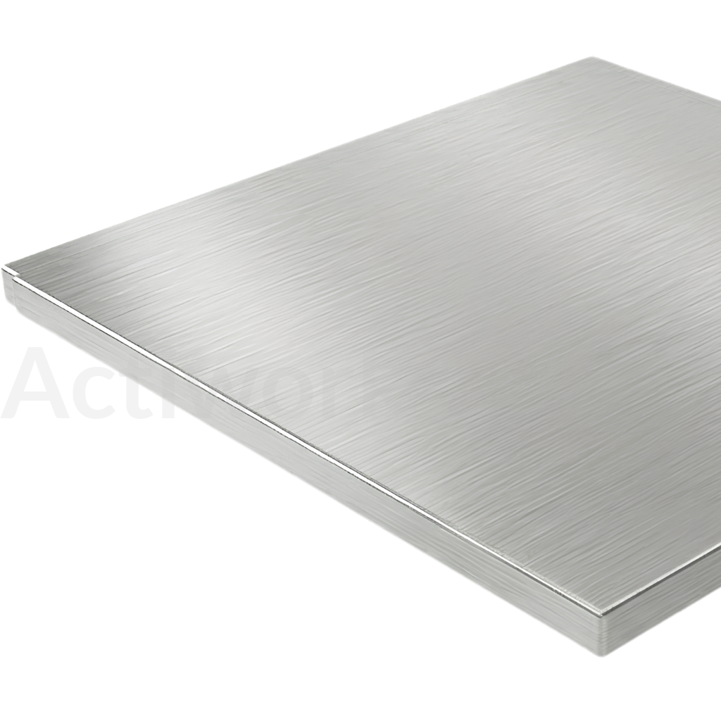 PLATEAUX INOX (tôle inox sur base mélaminé)