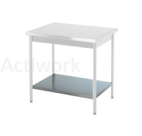 OPTION ETAGERE PLEINE POUR TABLE INOX