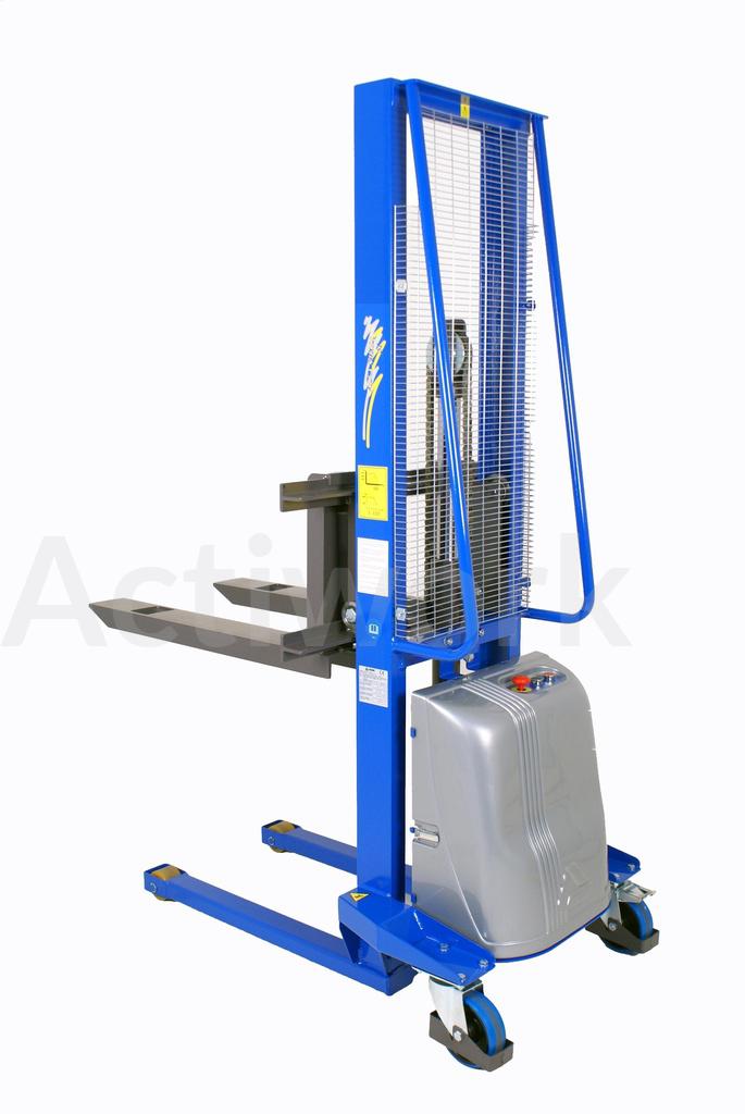 📢DESTOCKAGE - GERBEUR SEMI-ELECTRIQUE ALFA SMALL SL 12 V 55/16 LONGERONS 720MM EXT  R%-30 déduite
