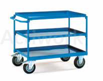 CHARIOT A PLATEAUX METALLIQUES