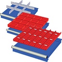 Compositions standards pour tiroirs 36x27u (717x572mm)