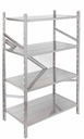 Rayonnages et étagères en inox