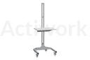 [CM06D001-A] POSTE DE TRAVAIL MOBILE - EMBASE STANDARD - MANUEL - PLATEAU STRATIFIE GRIS