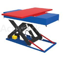 PLATEAU TOURNANT RECTANGULARE POUR TABLE ELEVATRICE MAX 1000 KG ET 2000 X 1000 MM