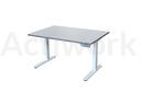 [CM01K001-U] POSTE DE TRAVAIL EUROSAVE CAPACITE 125 KG MOTORISE - DROIT SANS PLATEAU - COLORIS GRIS
