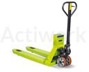 [CL50E005-A] TRANSPALETTE PESEUR 2500KG - FOURCHES 1185 X 555 MM - 4 BOGGIES POLYURETHANE A L'AVANT