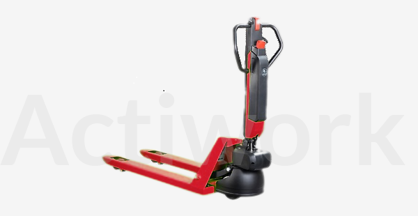 TRANSPALETTE ERGOLINE PLUS ELECTRIQUE 1200 KG MADE IN EU - FOURCHES 1350 X 525 MM - CHARGEUR NON INCLUS