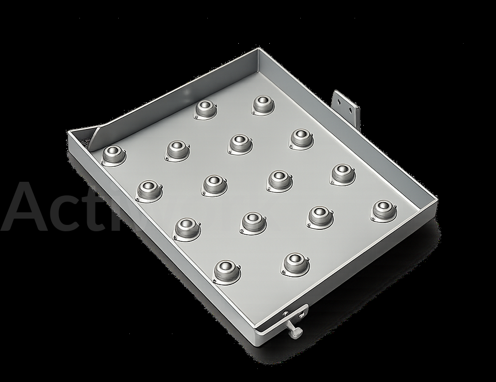 PLATEAU A BILLES POUR MINI-GERBEUR ELECTRIQUE 100 ET 150 KG