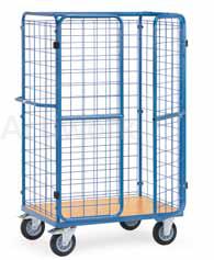 CHARIOT POUR COLIS CHARGE 600 KG 1200X800X1800 MM AVEC PORTES