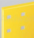 [CM07A006-B] PANNEAUX PERFORES 1000 X 450 MM - JAUNE RAL 1023