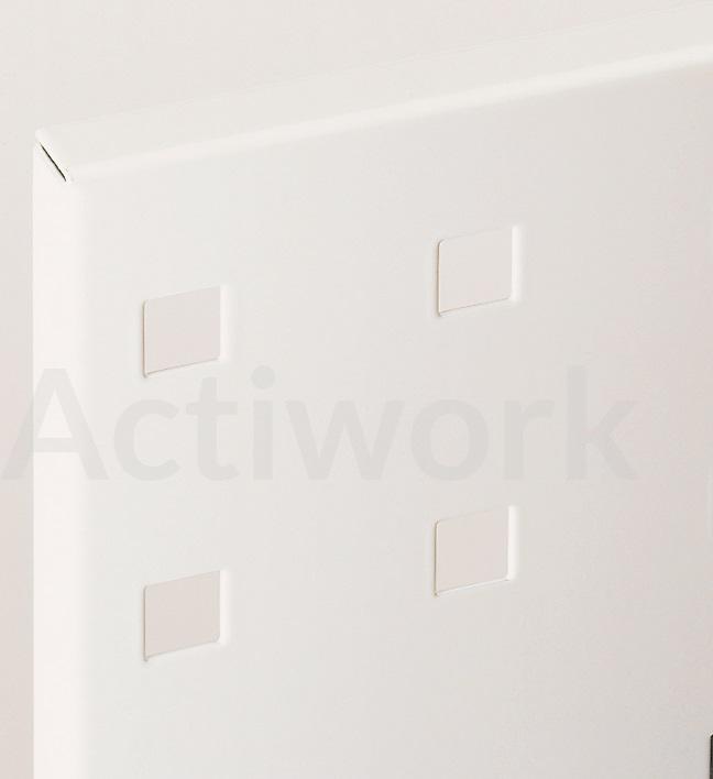 PANNEAUX PERFORES 2000 X 450 MM - BLANC RAL 9010