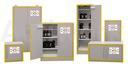 [CE04M010-D] ARMOIRE POUR PRODUITS CORROSIFS - FERMETURE AUTOMATIQUE - 170 L