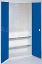 [CM04H003-F] ARMOIRE COMBINEE A PORTES PERFOREES 1950 X 1000 X 500 - BLEU RAL 5010