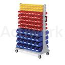 [CR35E003-D] CHARIOT PORTE BACS H. 1580 - 176 BACS A BEC