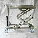 [CL53B003-L] TABLE ELEVATRICE MOBILE INOX - 1000 X 650 MM - 100KG