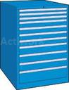 [CM04A014-AG] ARMOIRE A TIROIRS H 1000 MM - 27 X 27 U - 11 TIROIRS